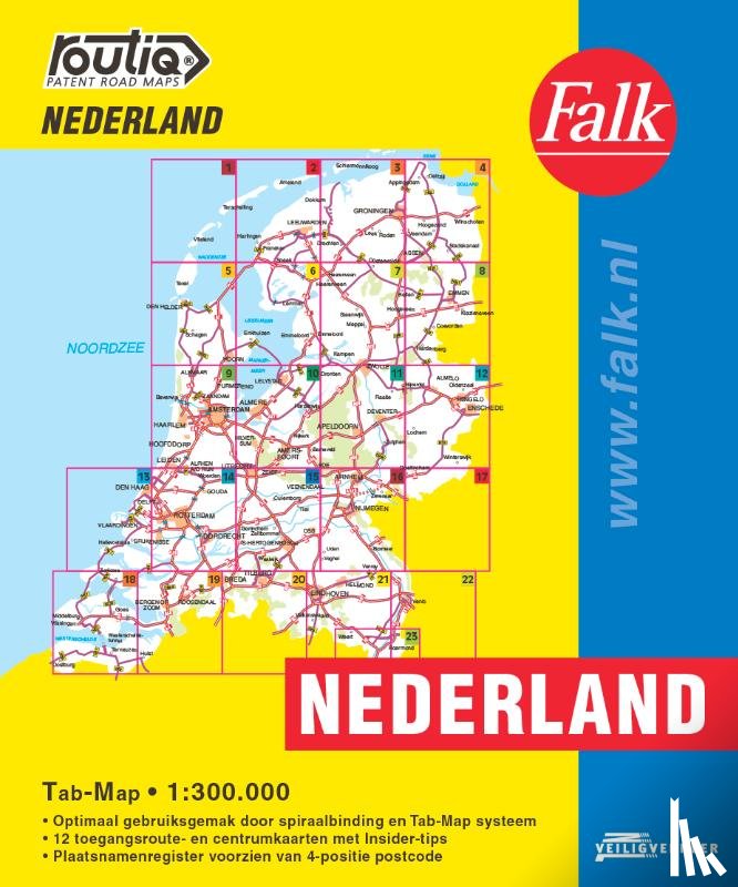 Route.nl, Falk - Falk autokaart Nederland Routiq