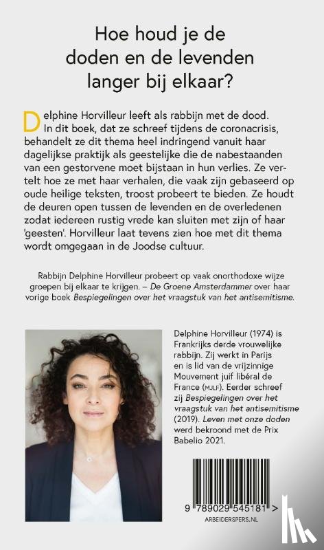 Horvilleur, Delphine - Leven met onze doden