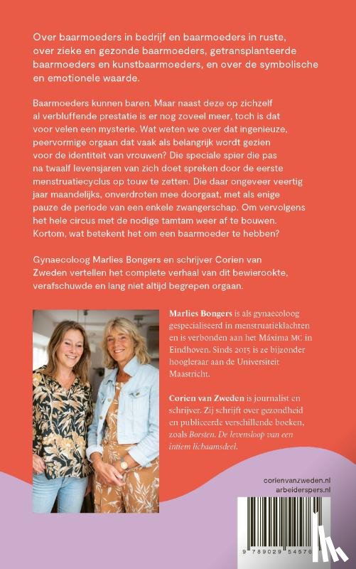 Bongers, Marlies, Zweden, Corien van - Biografie van de baarmoeder