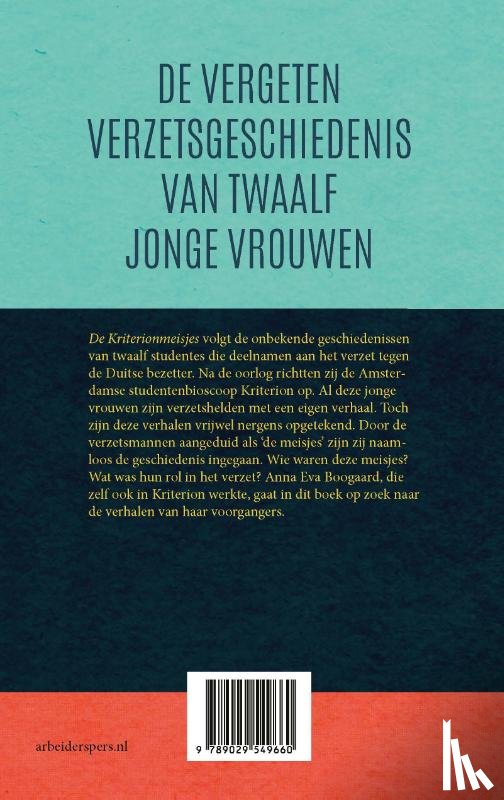 Boogaard, Anna Eva - De Kriterionmeisjes