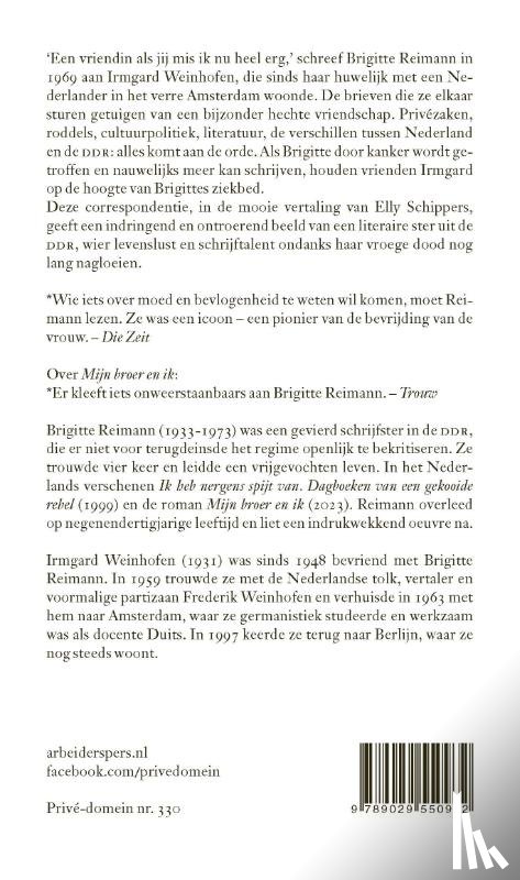 Reimann, Brigitte - Groeten aan Amsterdam