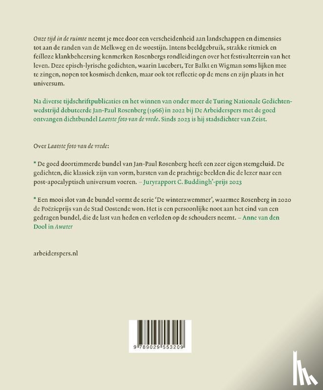 Rosenberg, Jan-Paul - Onze tijd in de ruimte