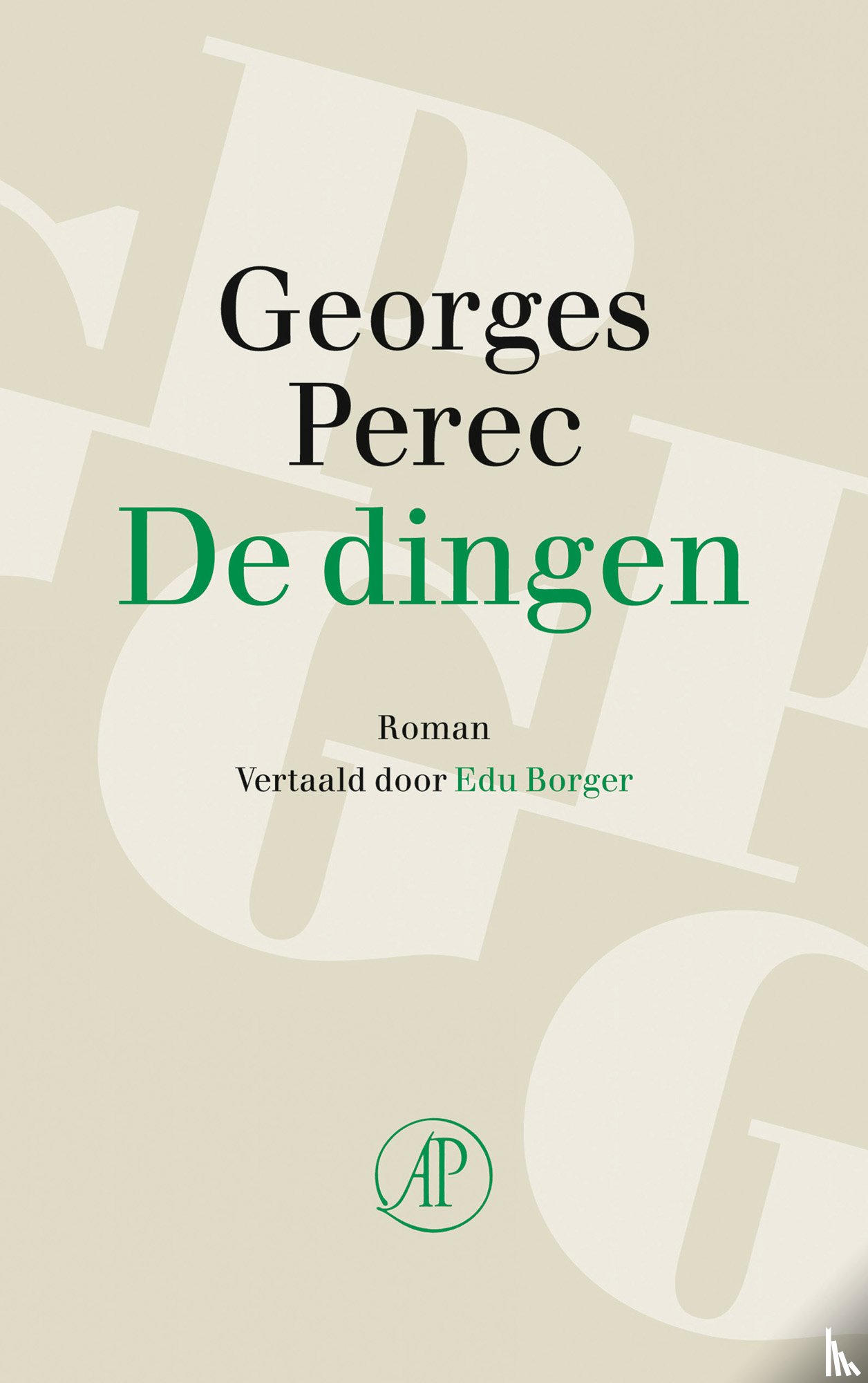 Perec, Georges - De dingen