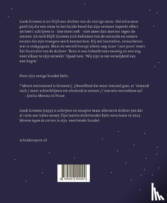 Gruwez, Luuk - Morren tegen de sterren