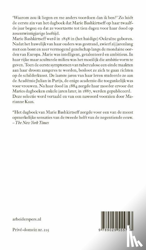 Bashkirtseff, Marie - Waarom zou ik liegen