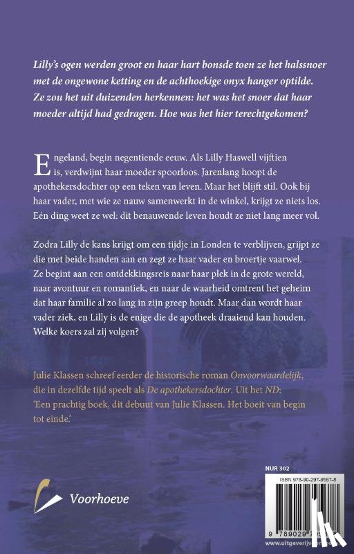 Klassen, Julie - De apothekersdochter