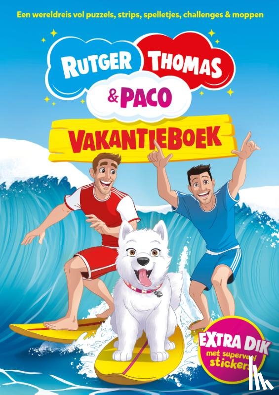 Vink, Rutger, Grinsven, Thomas van - Het Vakantieboek van Rutger, Thomas & Paco