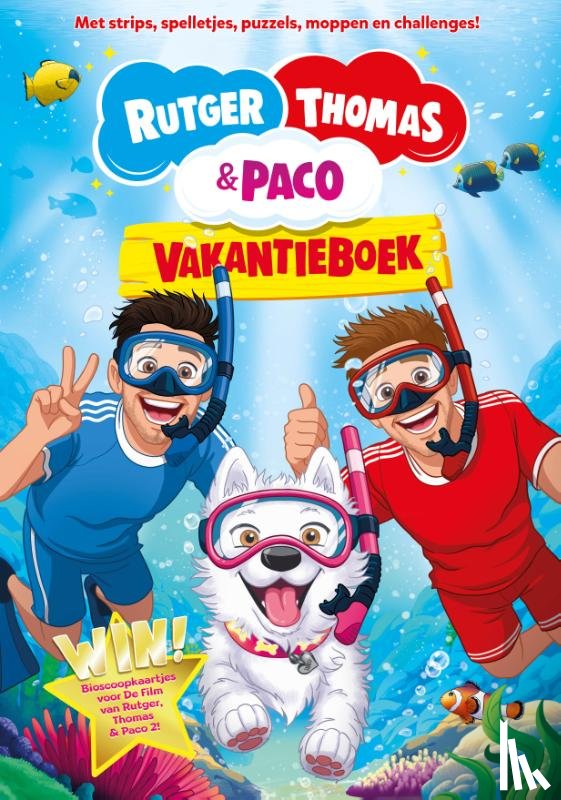 Vink, Rutger, Grinsven, Thomas van - Het vakantieboek van Rutger, Thomas en Paco