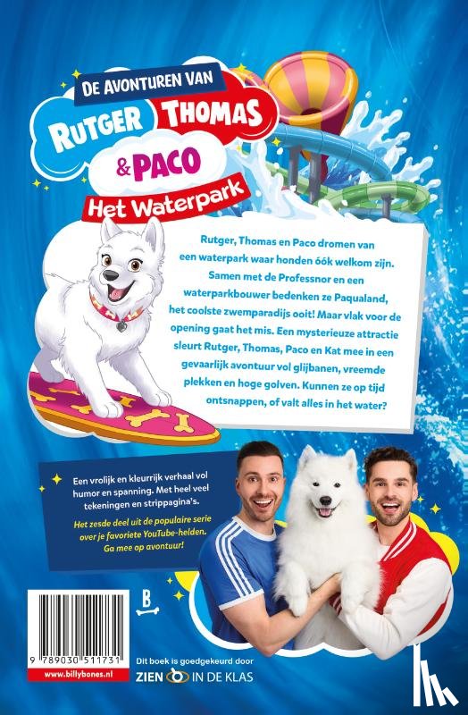 Vink, Rutger, Grinsven, Thomas van - De avonturen van Rutger, Thomas en Paco - Het Waterpark