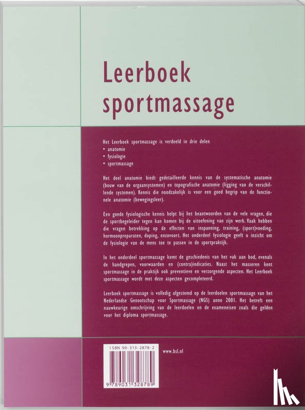 Hendriks, E.R.H.A., Helsper, J.E.M., Vink, J. - Leerboek sportmassage