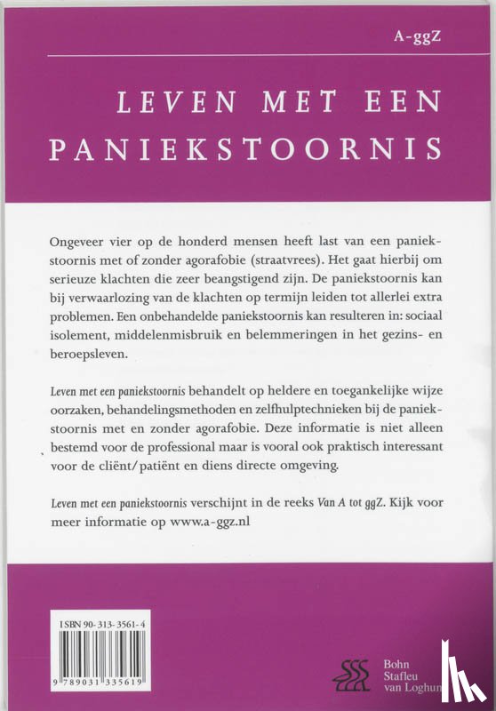 Sterk, Fred, Swaen, Sjoerd - Leven met een paniekstoornis