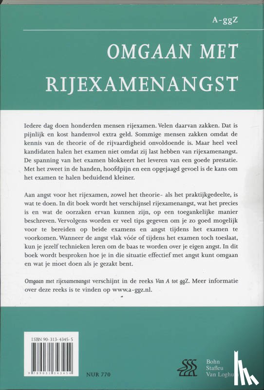 Nieuwenbroek, Ard, Gieles, P. - Omgaan met rijexamenangst