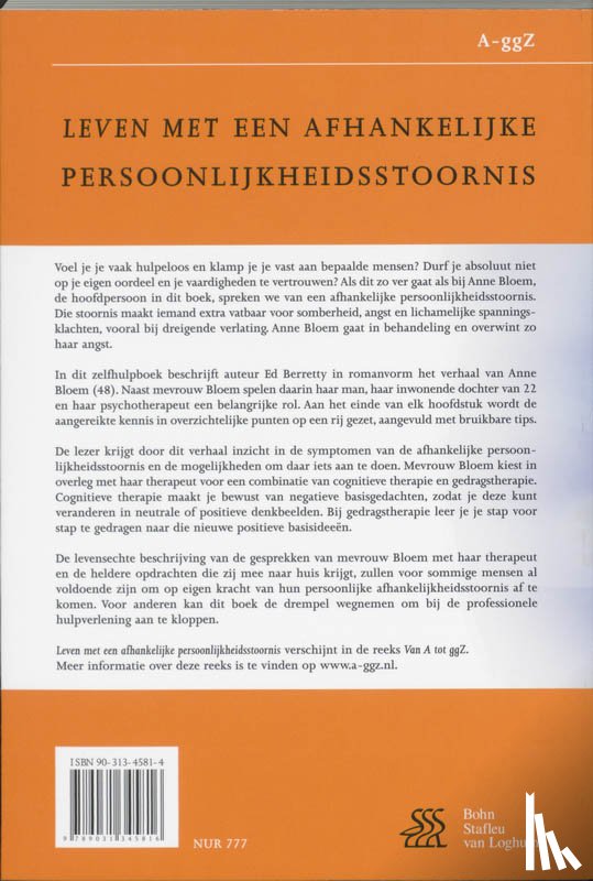 Berretty, E. - Leven met een afhankelijke persoonlijkheidsstoornis