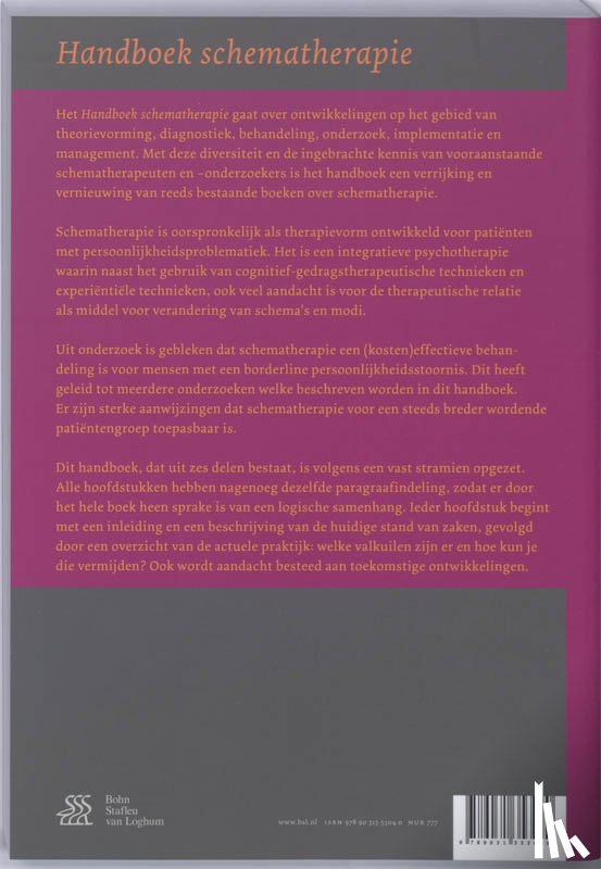  - Handboek schematherapie