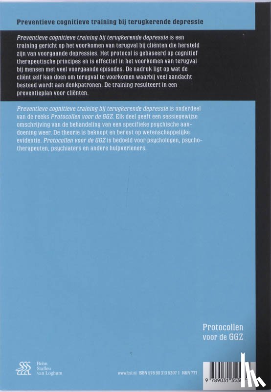 Bockting, C. - Preventie cognitieve training bij terugkerende depressie