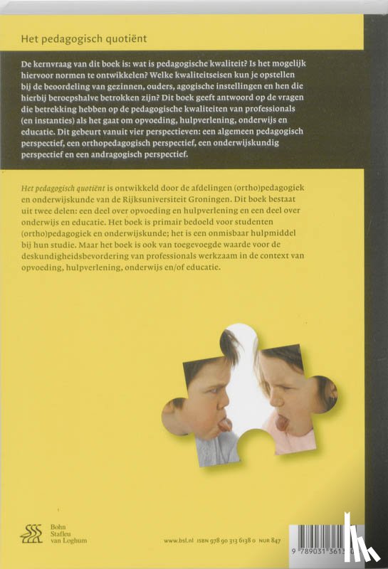 Amsing, H.T.A., Spelberg, H. lutje, Minnaert, A.E.M.G. - Het pedagogisch quotiënt