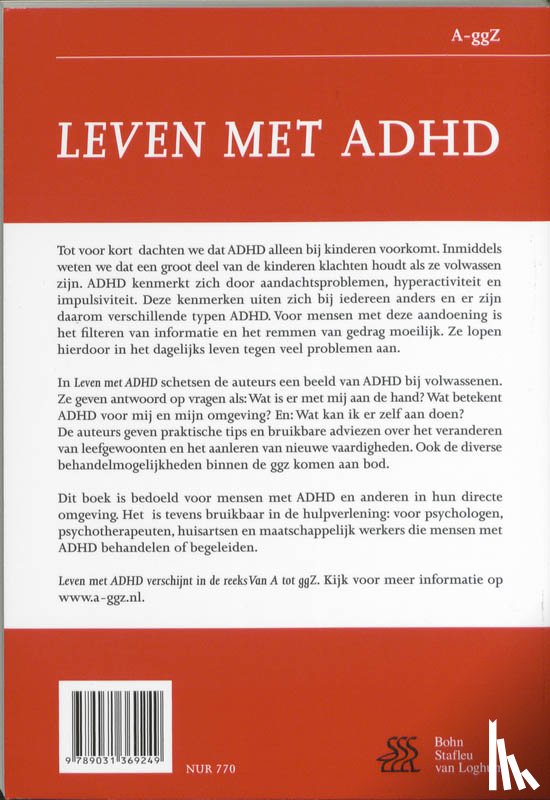 Kat, F., Beenackers, M., Brugge, W. ter - Leven met ADHD