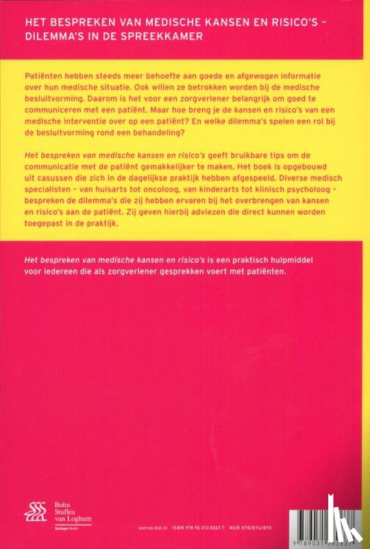 - Het bespreken van medische kansen en risico's