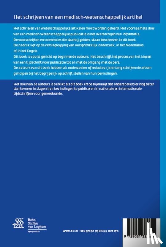  - Het schrijven van een medisch-wetenschappelijk artikel