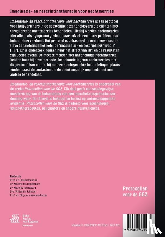 Schagen, Annette van, Lancee, Jaap, Spoormaker, Victor - Imaginatie- en rescriptingtherapie van nachtmerries