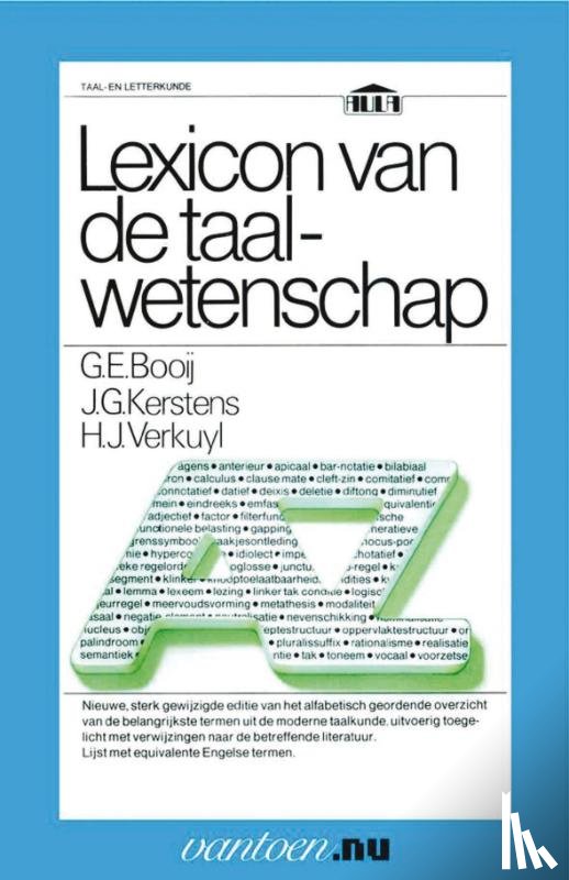 Booij, G.E., Kerstens, J.G., Verkuyl, H.J. - Lexicon van de taalwetenschap