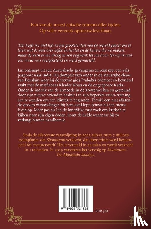 Roberts, Gregory David - Shantaram