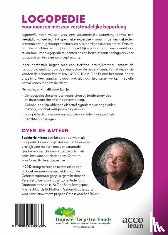 Helmhout, Sophia - Logopedie voor mensen met een verstandelijke beperking