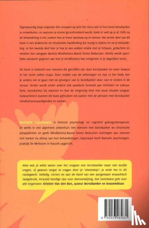 Cardinaels, Nathalie - Mindfulness bij borstkanker