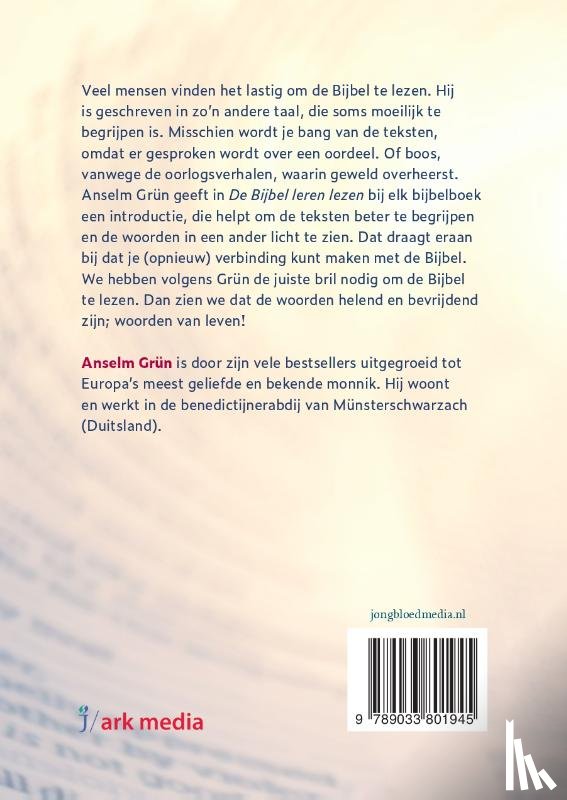 Grün, Anselm - De Bijbel leren lezen