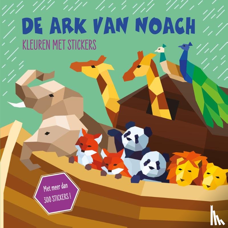  - De ark van Noach - Kleuren met stickers