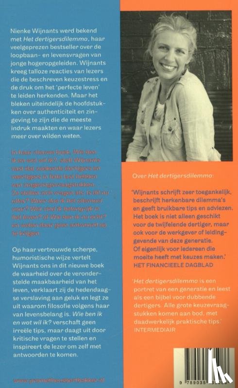 Wijnants, Nienke - Wie ben ik en wat wil ik