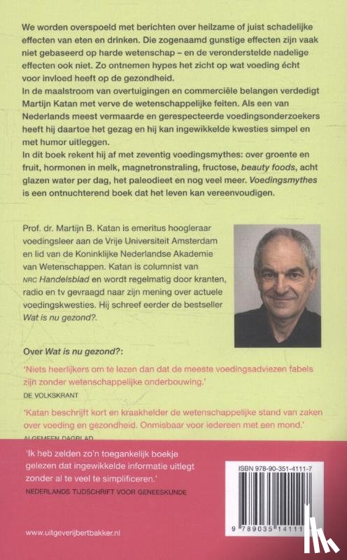 Katan, Martijn B. - Voedingsmythes