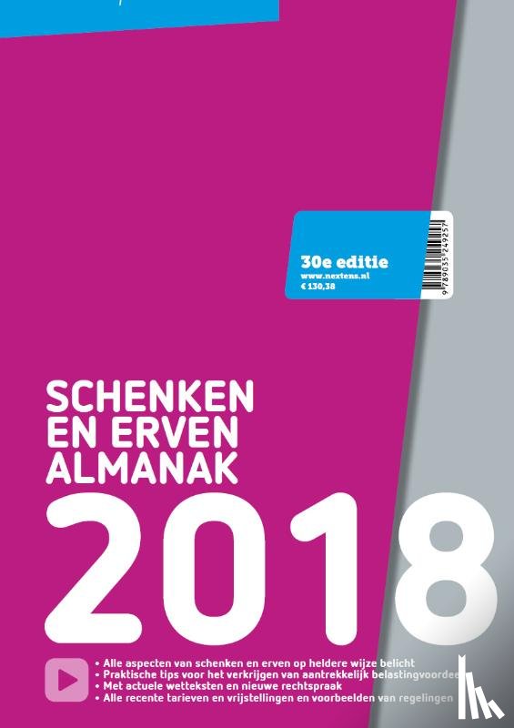  - Nextens Schenken en Erven Almanak 2018