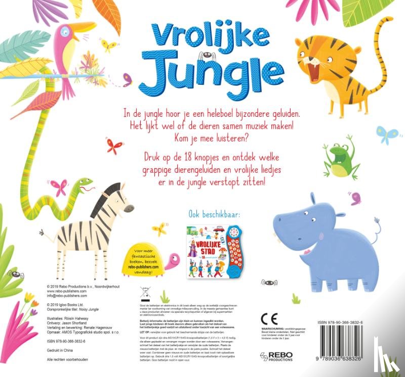 - Vrolijke Jungle - geluidboek