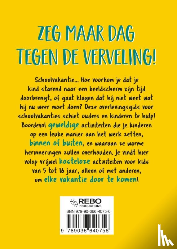 Davidson, Verity - Zo overleef je de schoolvakanties