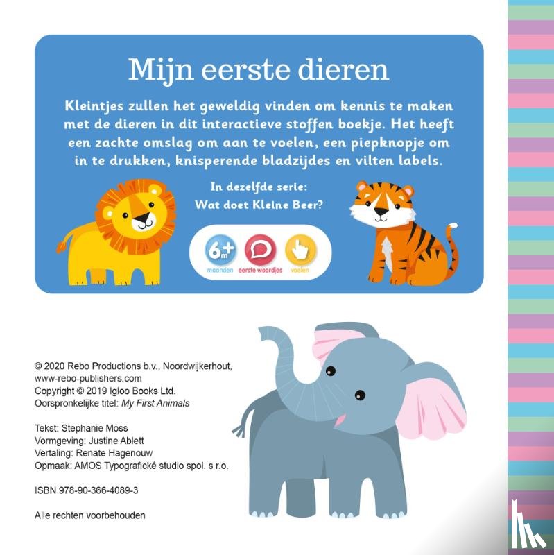  - Mijn eerste dieren - knisperboekje - mini me