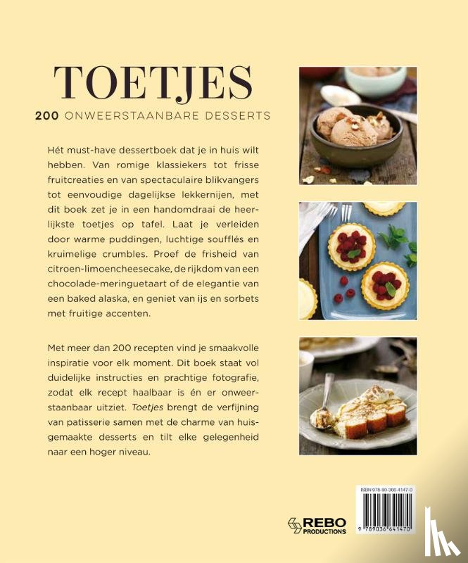  - Toetjes - 200 recepten