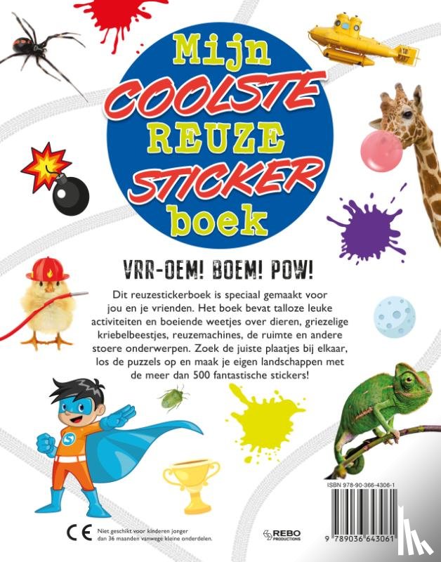 Sipi, Claire - Mijn coolste reuzestickerboek - Reuzestickerboeken