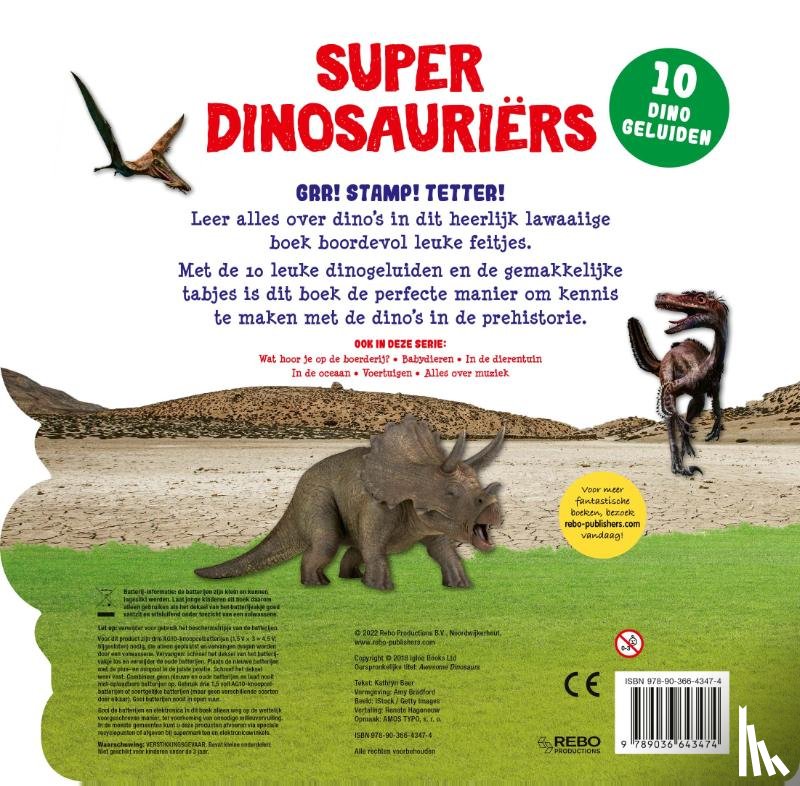 Beer, Kathryn - Geluidenboek - Superdinosauriërs