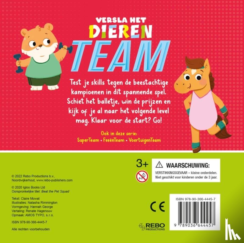 Mowat, Claire - Versla het dierenteam