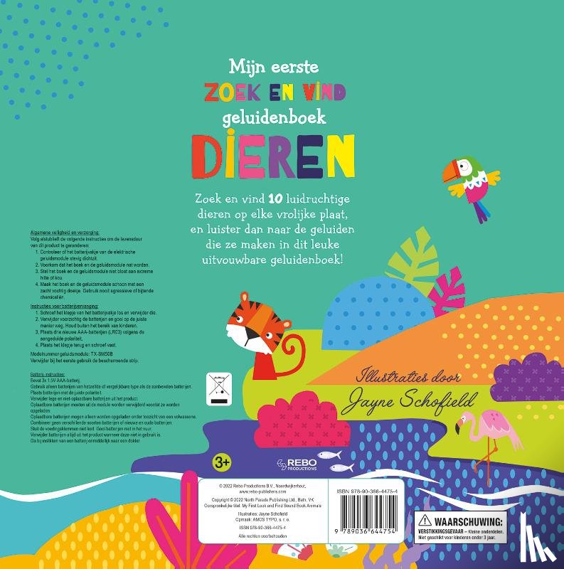  - Dieren - Mijn eerste zoek en vind geluidenboek