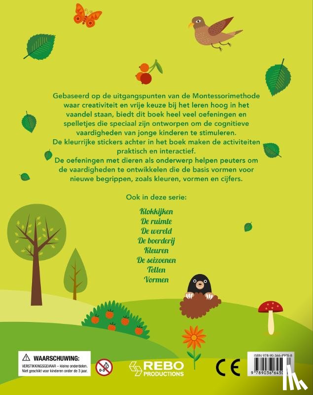 Piroddi, Chiara - Dieren in het bos - Mijn leukste oefenboek