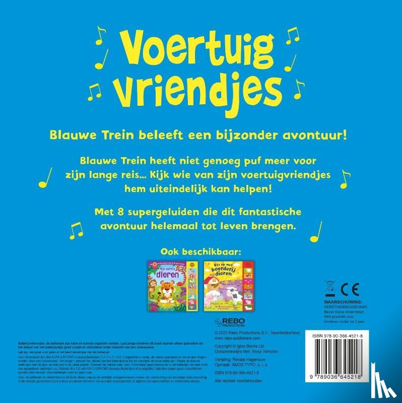  - Voertuigvriendjes - Geluidenboek