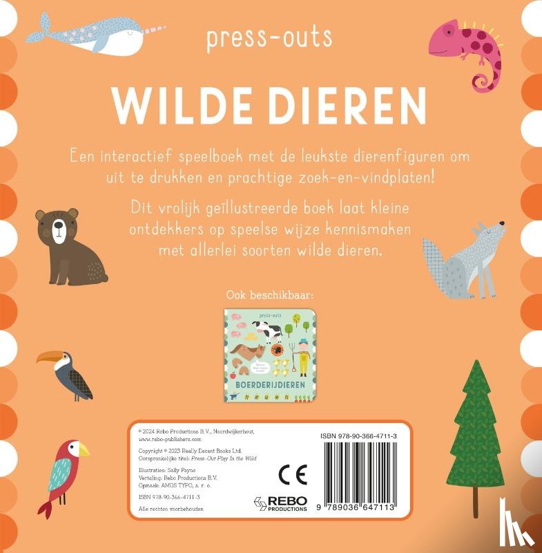 - Press-outs - Wilde dieren