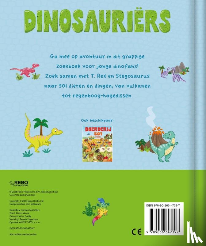 Mowat, Claire - 501 dingen om te zoeken - Dinosauriërs