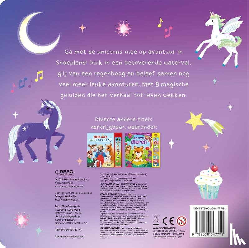 Monaghan, Millie - Unicorns - Geluidenboek