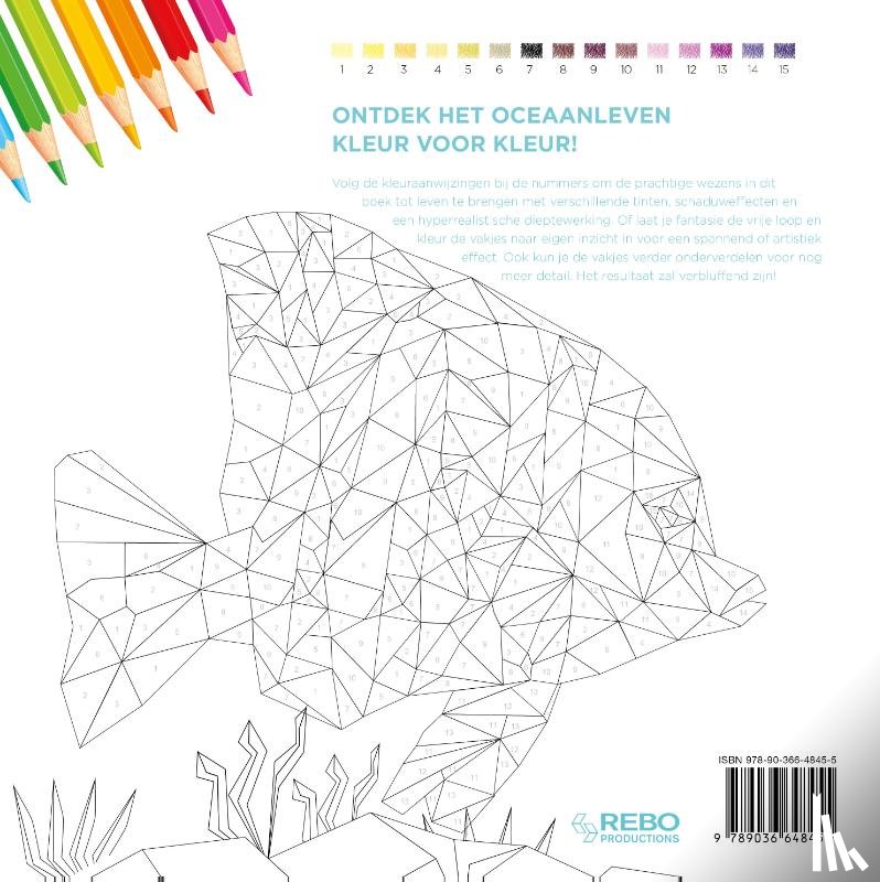  - Oceaanleven - Kleuren op nummer