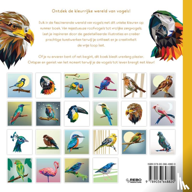  - Vogels van de wereld - Kleuren op nummer