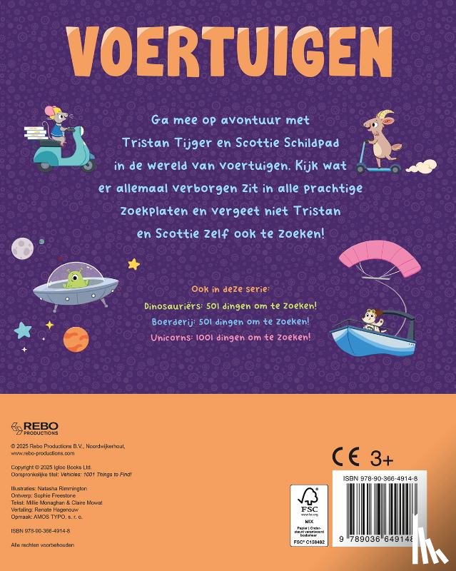 Monaghan, Millie, Mowat, Claire - Voertuigen - 1001 dingen om te zoeken!