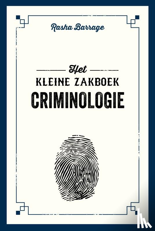 Barrage, Rasha - Het kleine zakboek criminologie